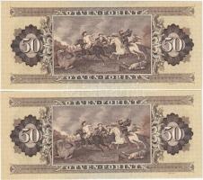 1983. 50Ft (2x) egymás utáni sorszámmal T:I