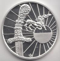 1993. "Atilla Emlékérem" Ag emlékérem (31.1g/0.925/42,5mm) dísztokban, tanúsítvánnyal T:PP