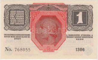 1914. 1K felülbélyegzés nélkül T:I