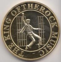 Amerikai Egyesült Államok DN "Elvis Presley" aranyozott emlékérem (40mm) T:PP
USA ND "...