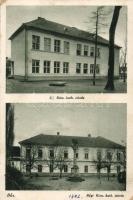 Bős régi és új római katolikus iskola / old and new Roman catholic school (EK)