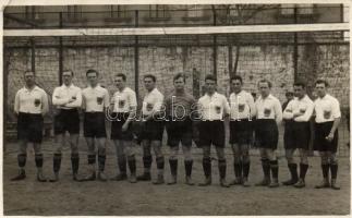 Hungarian football team, Budapest, photo (EK)