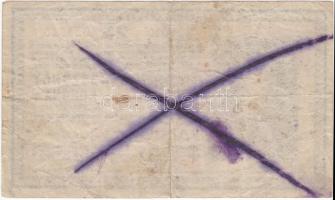 1918. 25K kék áthúzással érvénytelenítve T:III