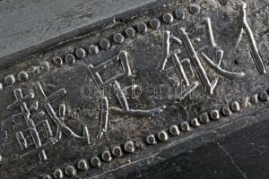 Kínai Császárság / Qing Dinasztia. 10 Tael súlyú tiszta ezüstöt (~375g) tartalmazó súlypénztömb a ha...