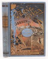 Verne Gyula: Utazás a Föld körül nyolczvan nap alatt. Harmadik egyedül jogosított képes kiadás. Bp., 1898, Franklin-Társulat. Illusztrált, kiadói aranyozott, festett egészvászon kötés, festés kissé kopottas, egyébként jó állapotban.