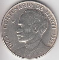 Kuba 1953. 1P Ag "Jose Marti" T:2
Cuba 1953. 1 Peso Ag "Centennial of Jose Marti&quot...