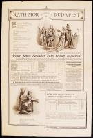 1896 Arany János balladái Zichy Mihály rajzaival, Ráth Mór kiadása képes ajánló és rövid tartalom, 2...