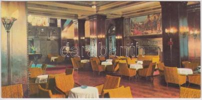 9 db modern motívum lap, benne 1 db dimenziós lap, 1 db kisebb méretű képeslap (14.7 x 7 cm), több k...