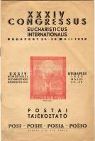 1938 Eucharisztikus kongresszus postai tájékoztatója