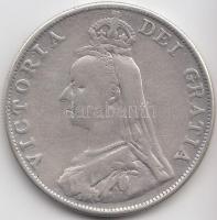 Nagy-Britannia 1890. 2Fl Ag "Viktória" T:3 Great Britain 1890. Double Florin Ag "Victoria" C:F