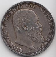 Német Császárság / Württemberg 1906F 5M Ag "II. Vilmos" (27.69g) T:2 Germany / Empire / Wurttemberg 1906F 5 Mark Ag "Wilhelm II" (27.69g) C:XF