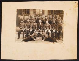 cca 1930 29. szakasz katonái fotó 16x12 cm lapon
