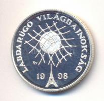 1997. 750Ft Ag "Labdarúgó VB" T:PP Csak 3000db! Dísztokban. Tanúsítvánnyal