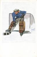 Ice hockey player, s: F. Schenk