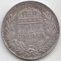 1914. 1K Ag "Ferenc József" T:2