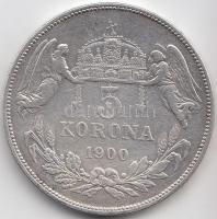 1900. 5K Ag "Ferenc József" T:2-,3
Adamo K7