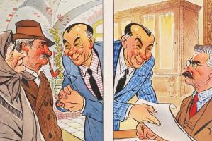 Endrődi István (1920-1988): Nem való az ilyen ember tanácstagnak. Vegyes Technika, papír, jelzett, 2...