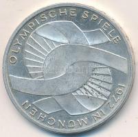 NSZK 1972F 10M Ag "Olimpia-München" T:2
GFR 1972F 10 Mark Ag "Olympic Games Munich&qu...