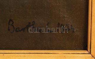 Bartha jelzéssel: Csendélet madárral. Olaj, vászon, keretben, 58×78 cm