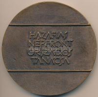 ~1970. "Hazafias Népfront Országos Tanácsa-Kiváló Társadalmi Munkáért" nagyalakú Br emlékp...