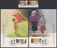 International Year of Elderly pair + 2 CM, Idősek nemzetközi éve pár + 2 CM