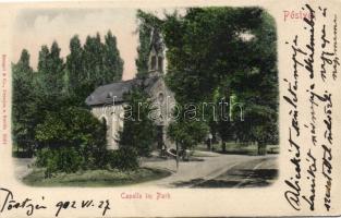 Pöstyén, park, chapel (EK)