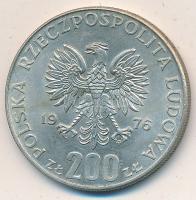 Lengyelország 1976. 200Zl Ag "Olimpia" T:2 Poland 1976. 200 Zlotych Ag "Summer Olympics" C:XF