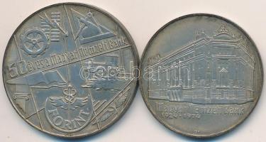 1974. 50Ft Ag + 100Ft Ag "MNB" pár T:BU Eredeti kék MNB plasztiktokban!