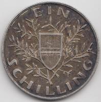 Ausztria 1924. 1Sch Ag T:2,2- 
Austria 1924. 1 Schilling Ag C:XF,VF 
Krause KM#2835