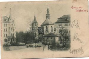 1899 Liberec, Reichenberg (small tear)