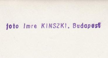 cca 1930-1937 Kinszki Imre (1901-1945): Zivatar után, vintage alkotás, szerzői pecséttel, 17x12 cm