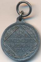 Német Birodalom 1915. "Hindenburg" fém medál (18mm) T:2
Germany / Empire 1915. "DEM E...