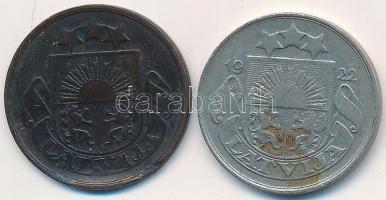 Lettország 1922. 2S + 1922. 10S T:2,2-
Latvia 1922. 2 Santimi + 1922. 10 Santimi C:XF,VF