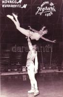 Kovács-Kuharovitz jégrevű páros dedikált fotója