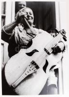 cca 1970-1980 A zene öröme, 30x21 cm