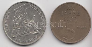 NDK 1969. 5M + 1972. 10M T:2 GDR 1969. 5 Mark + 1972. 10 Mark C:XF