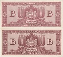 1946. 100.000BP (2x) eltérő színváltozat T:I-