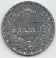 1892. 1K Ag "Ferenc József" T:3