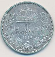 1896. 1K Ag "Ferenc József" T:2-,3