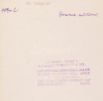 cca 1920-1930 Kerny István (1879-1963): Gyermekek szőlővel, pecséttel jelzett vintage fotó, felirato...