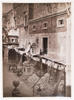cca 1930-1935 Kerny István (1879-1963): Róma, Angyalvár, jelzetlen vintage fotó, a szerző hagyatékából, 24x17 cm