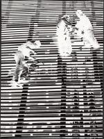 cca 1960-1970 Magyar Alfréd: Tetőfedő ácsok, jelzetlen kép, a szerző archívumából, 24x18 cm