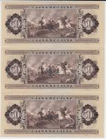 1980. 50Ft (3x) egymás utáni sorszámmal T:I,I-(egyiken apró sarokhajlás)