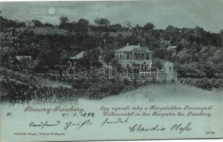 1899 Pozsony nyaraló telep / holiday houses (EB)