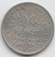 Ausztria 1912. 2K Ag "Ferenc József" T:2- Austria 1912. 2 Corona Ag "Franz Joseph" C:VF
