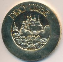 DN Veszprém aranyozott Br emlékérem  "Sigillum Civitatis Vesprimiensis / Pro Urbe" dísztok...