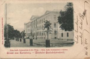 Gyulafehérvár Római katolikus gimnázium; Weisz Bernát kiadása / Catholic grammar school