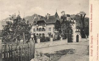 Meran, Obermais; Schloss Sankt Georgen, castle (EB)