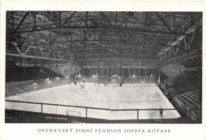 Ostrava, Zimní Stadion Josefa Kotase / winter stadium interior (non PC backside)