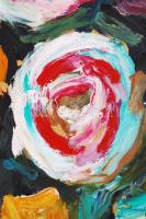 Schéner Mihály (1923-2009): Csendélet. Olaj, farost, jelzett, keretben, 70×50 cm